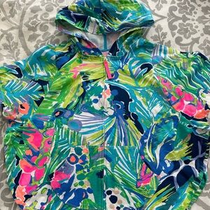 Lilly Pulitzer Girls Hooded Poncho/Cover Up